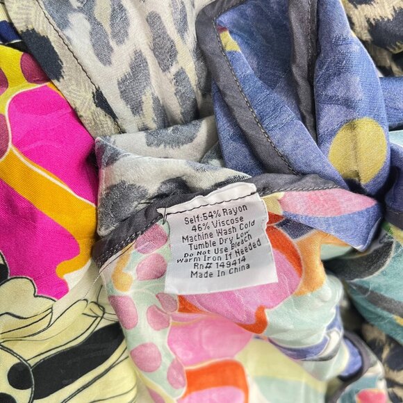 NWOT Johnny Was Kimbra Kimono Floral Button Cardigan Midi Dress Sz S Oversized - Picture 14 of 16